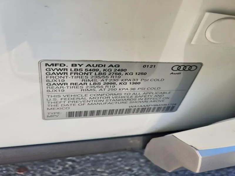 2021 AUDI Q5 PREMIUM  