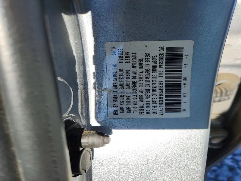 2014 HONDA ACCORD EXL  