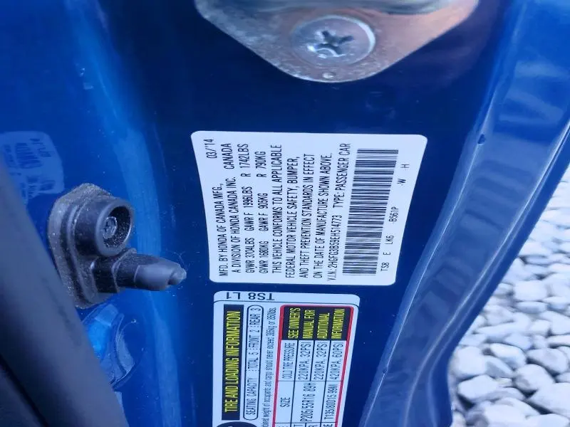 2014 HONDA CIVIC LX  