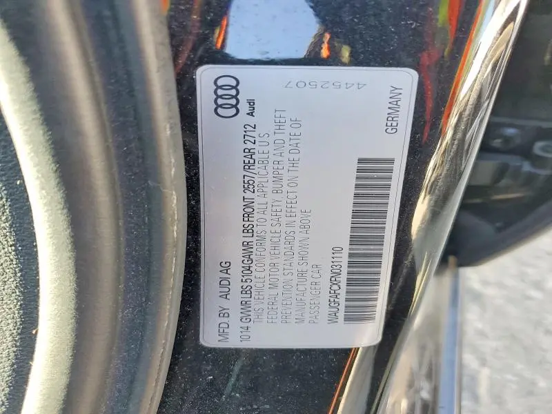 2015 AUDI A6 PREMIUM PLUS  