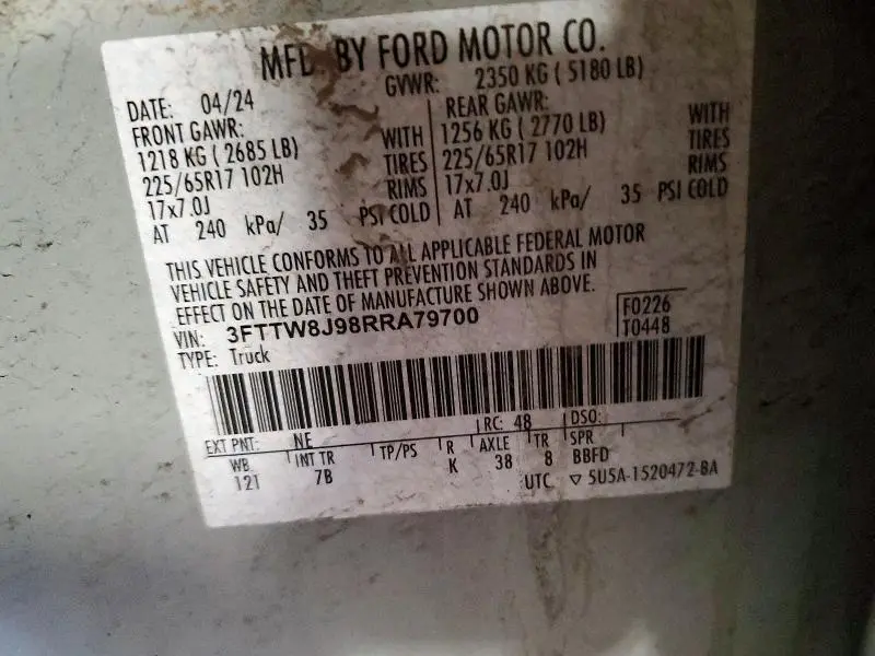 2024 FORD MAVERICK XLT  