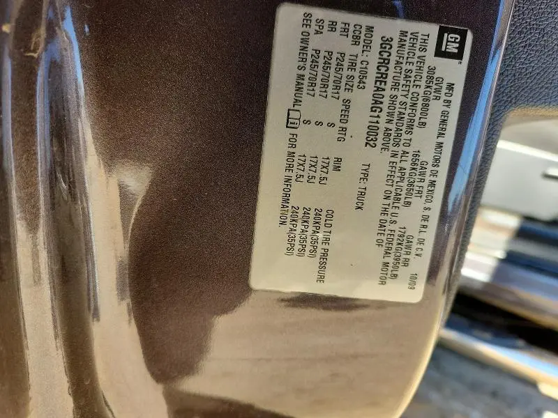 2010 CHEVROLET SILVERADO C1500 LS  