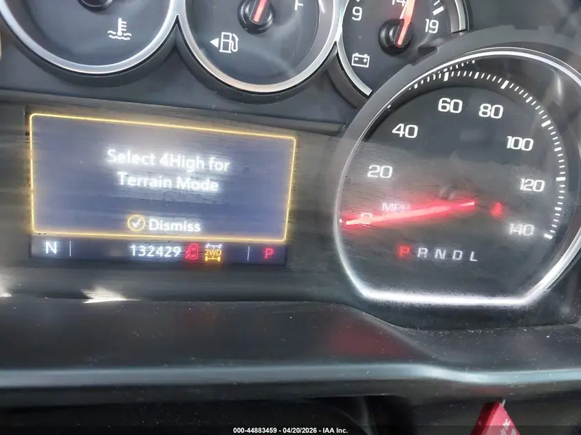 2020 CHEVROLET SILVERADO 1500 4WD  SHORT BED RST