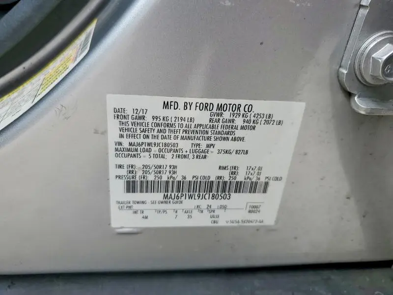 2018 FORD ECOSPORT TITANIUM  