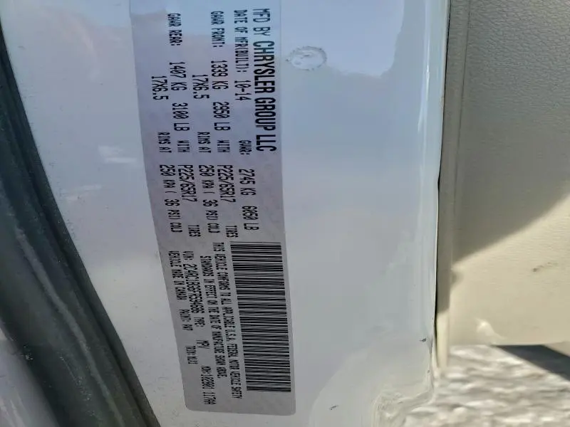 2015 CHRYSLER TOWN & COUNTRY TOURING  