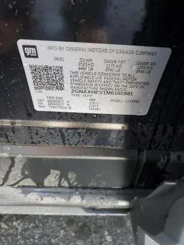 2021 CHEVROLET EQUINOX LS  
