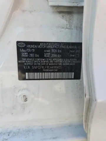 2020 HYUNDAI ELANTRA SE