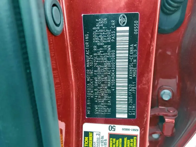 2025 TOYOTA CAMRY XSE  