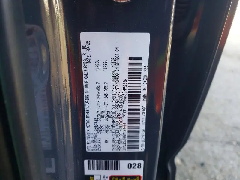 2025 TOYOTA TACOMA DOUBLE CAB  