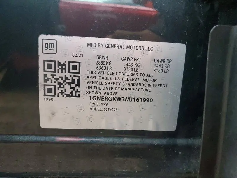 2019 CHEVROLET TRAVERSE LT  