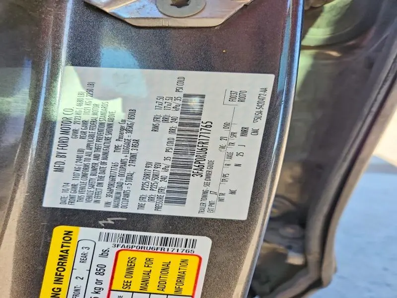 2015 FORD FUSION TITANIUM HEV  