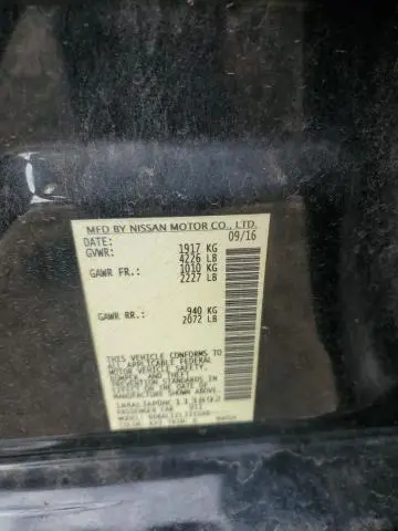 2017 NISSAN ALTIMA 2.5  