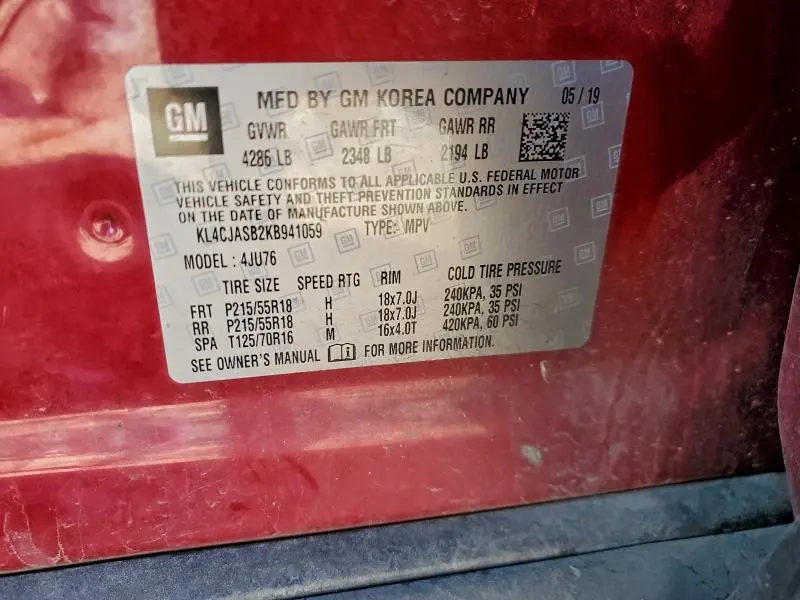 2019 BUICK ENCORE PREFERRED  