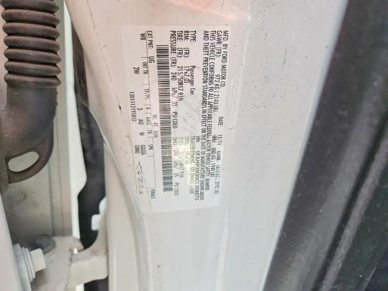 2012 FORD FOCUS SEL  