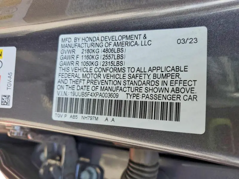 2023 ACURA TLX TECHNOLOGY  