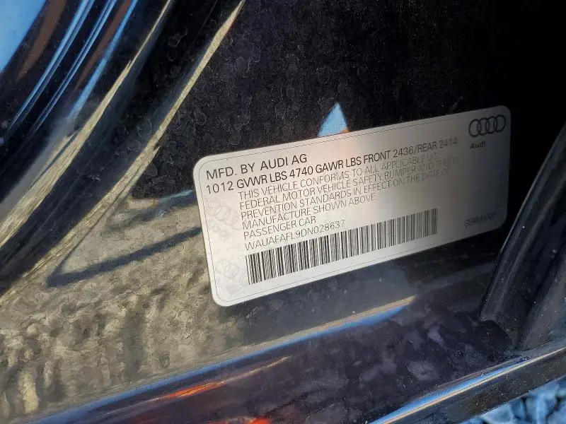 2013 AUDI A4 PREMIUM  