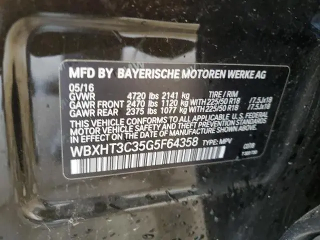 2016 BMW X1 XDRIVE28I  