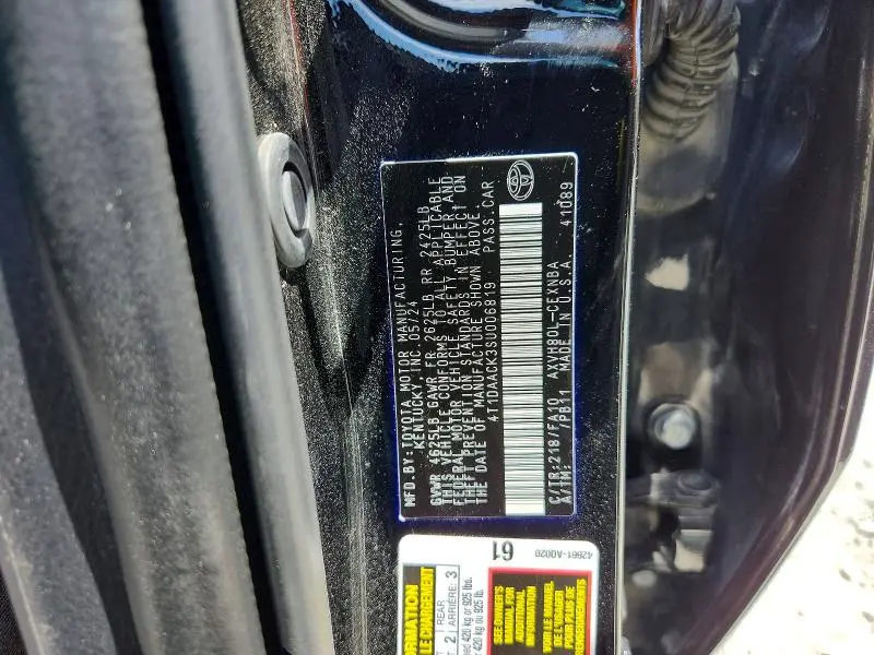 2025 TOYOTA CAMRY LE  