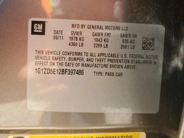 2011 CHEVROLET MALIBU 2LT  