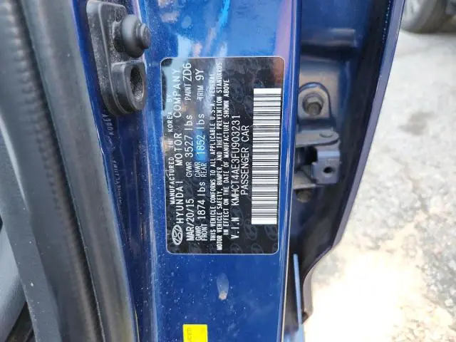 2015 HYUNDAI ACCENT GLS