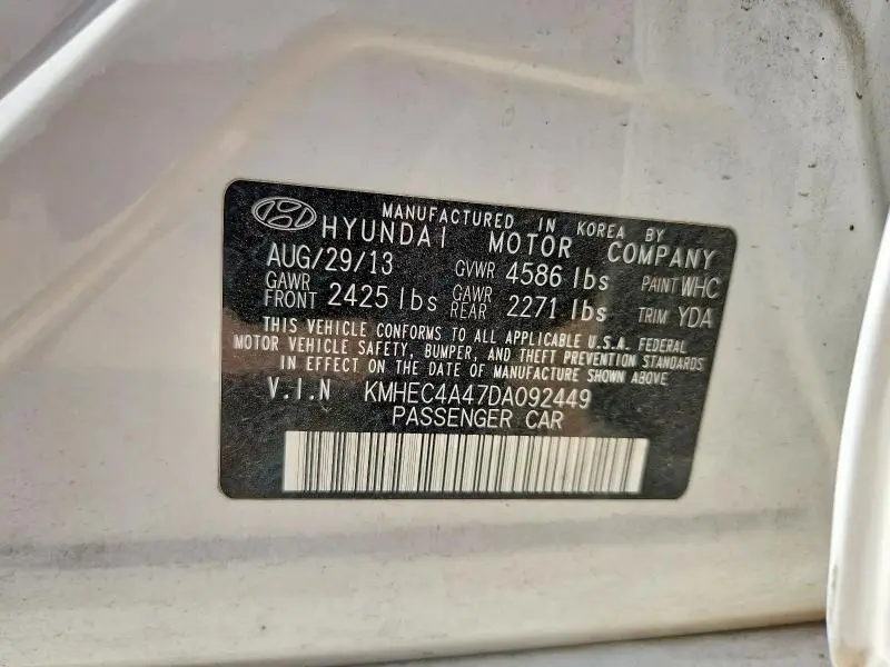 2013 HYUNDAI SONATA HYBRID  