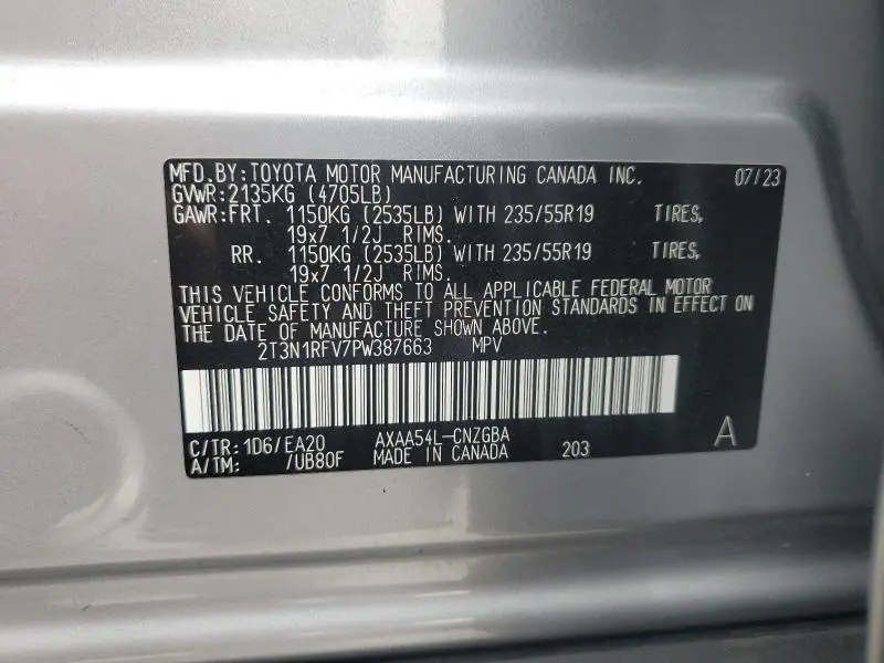 2023 TOYOTA RAV4 LIMITED  