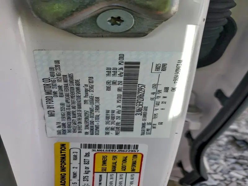 2018 LINCOLN MKZ RESERVE  