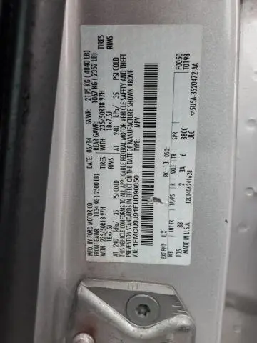 2014 FORD ESCAPE TITANIUM  