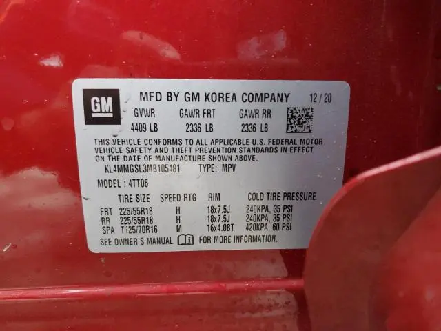 2021 BUICK ENCORE GX ESSENCE  