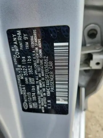 2015 HYUNDAI ACCENT GLS