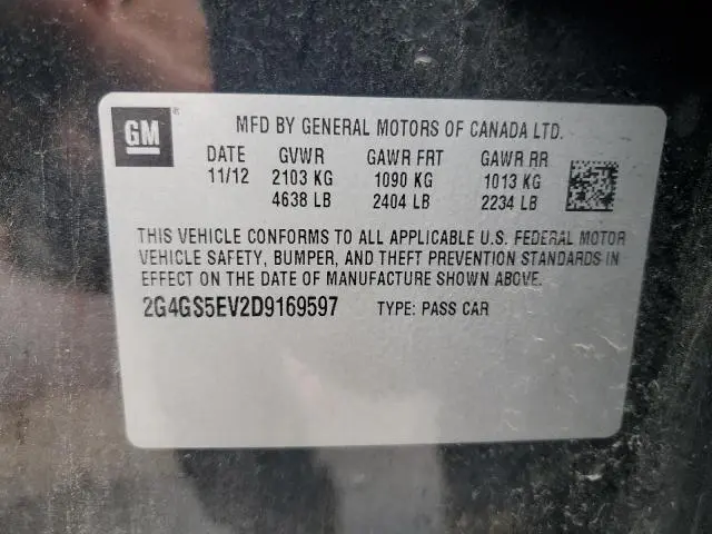 2013 BUICK REGAL PREMIUM  