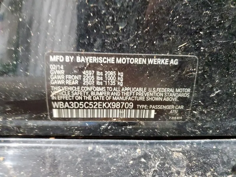 2014 BMW 328 D XDRIVE  