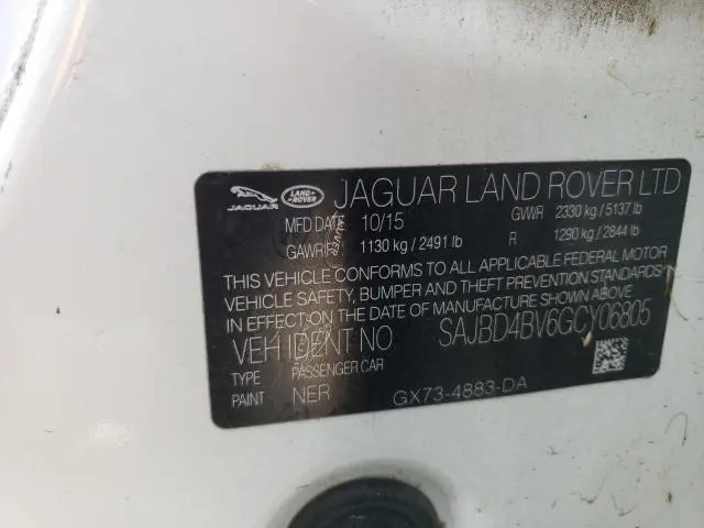 2016 JAGUAR XF PREMIUM  