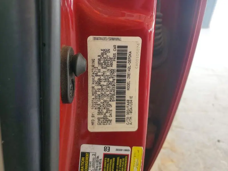 2012 TOYOTA COROLLA L  