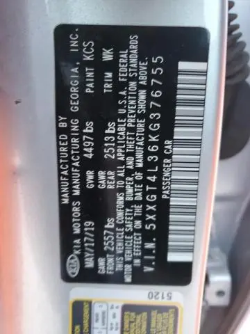 2019 KIA OPTIMA LX  