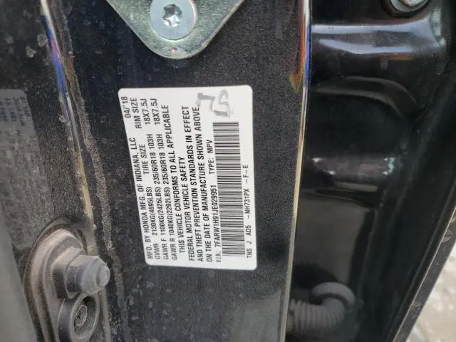 2018 HONDA CR-V TOURING  
