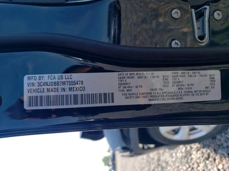 2021 JEEP COMPASS LATITUDE  