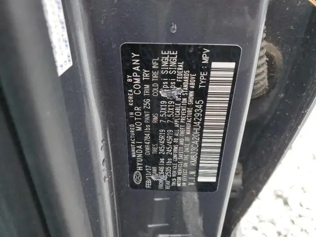 2017 HYUNDAI TUCSON LIMITED  