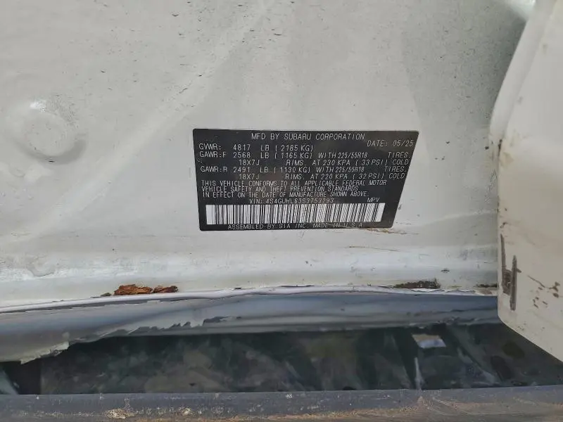 2025 SUBARU CROSSTREK LIMITED  