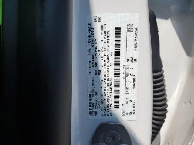 2020 FORD ESCAPE S  