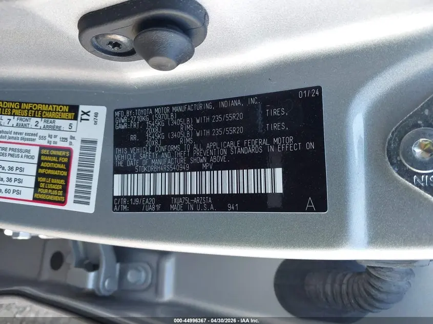 2024 TOYOTA HIGHLANDER XSE