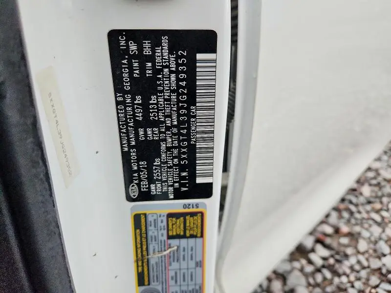 2018 KIA OPTIMA LX  