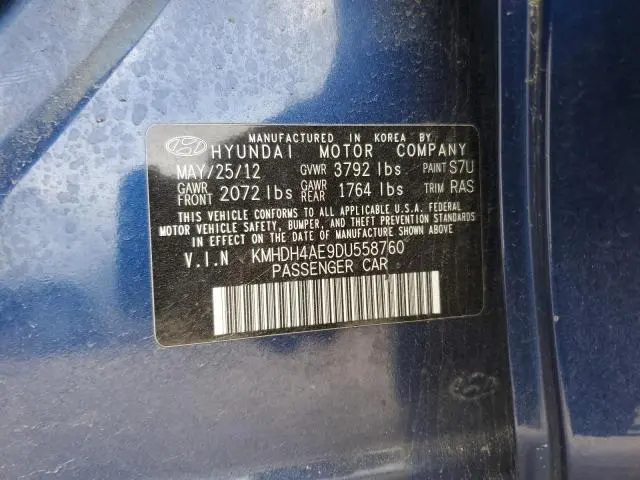 2013 HYUNDAI ELANTRA GLS