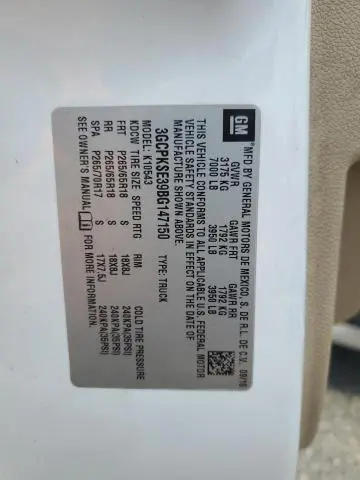 2011 CHEVROLET SILVERADO K1500 LT  