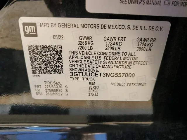 2022 GMC SIERRA K1500 ELEVATION  