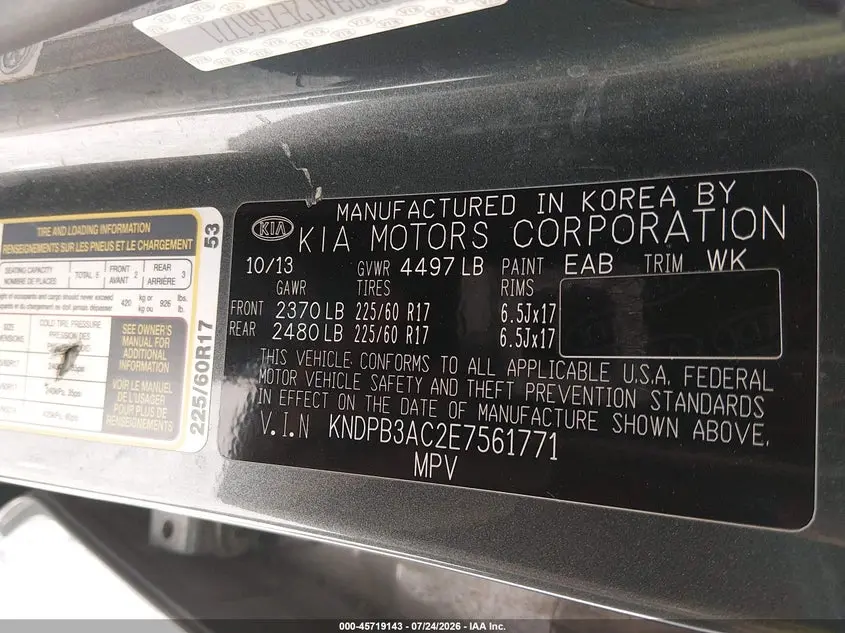 2014 KIA SPORTAGE LX