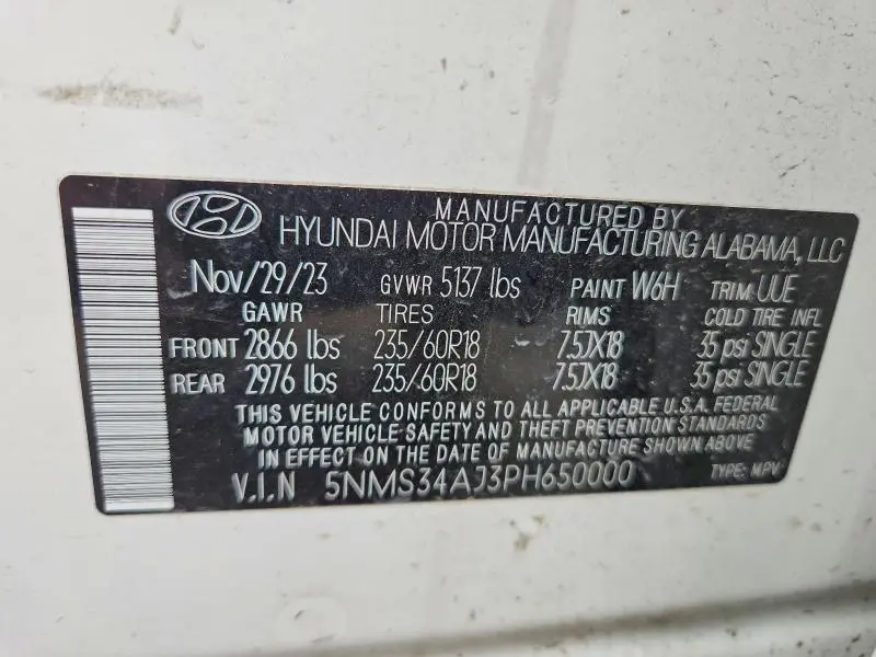 2023 HYUNDAI SANTA FE SEL PREMIUM  