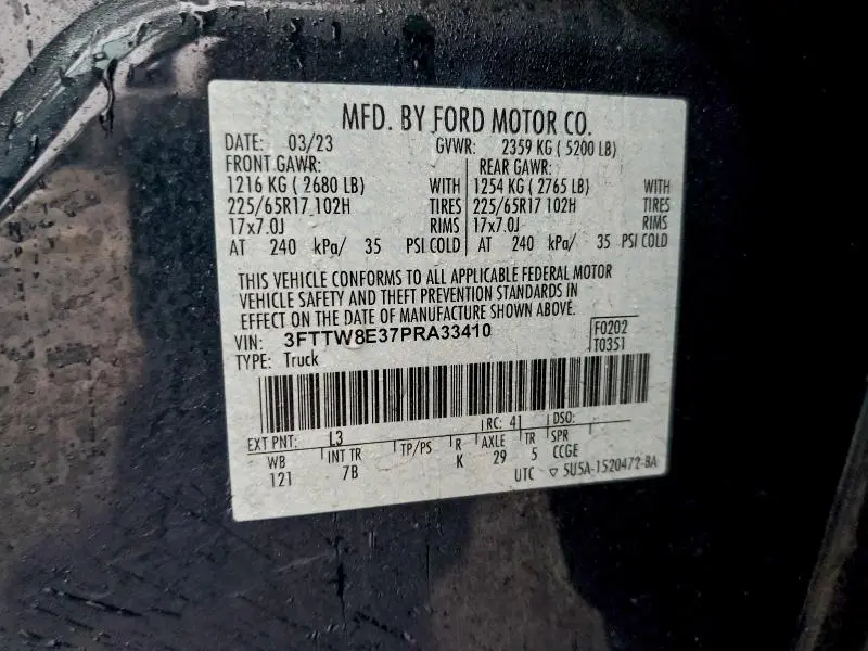 2023 FORD MAVERICK XL  