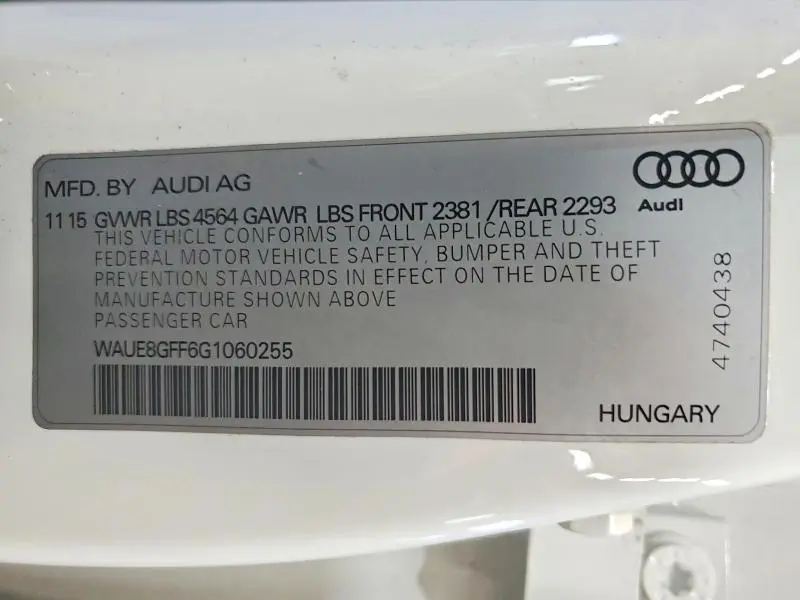 2016 AUDI A3 PREMIUM PLUS  