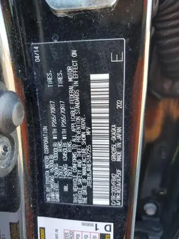 2014 TOYOTA 4RUNNER SR5